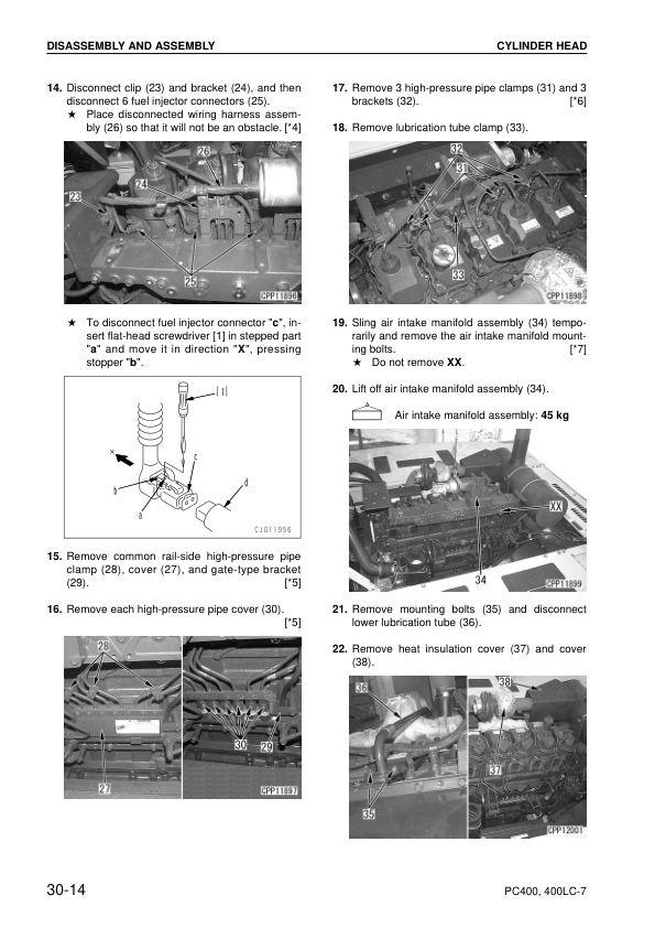 Komatsu PC400-7 PC400LC-7 Excavator Workshop Manual SN 50001 and UP - Image 16