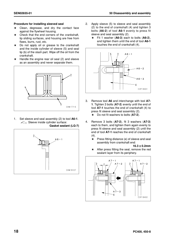 Komatsu PC400-8 PC400LC-8 PC450-8 PC450LC-8 Excavator Workshop Manual SN 70001 and UP - Image 18