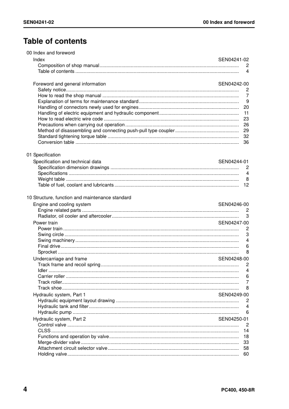 Komatsu PC400-8R PC400LC-8R PC450-8R PC450LC-8R Excavator Workshop Manual SN 75001 and UP - Image 7