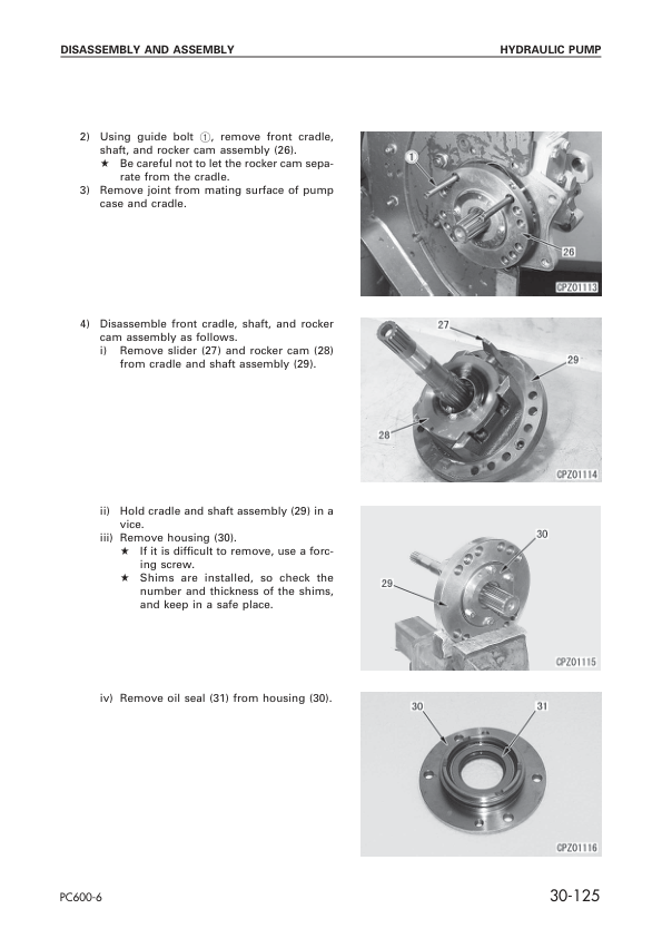 Komatsu PC600LC-6 Excavator Workshop Manual SN 11064 and UP - Image 16