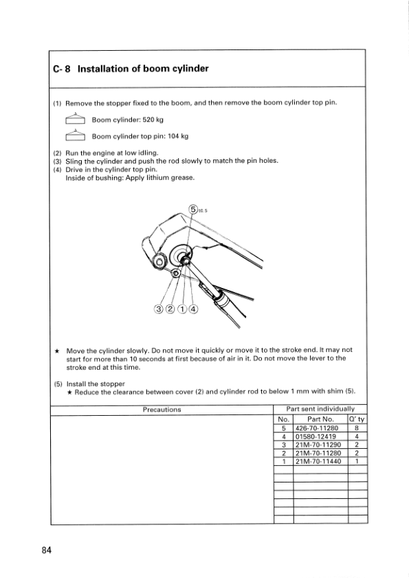 Komatsu PC750-6 SE-6 LC-6 PC800-6 SE-6 Excavator Field Assmbly Manual SN 11001 and UP - Image 13