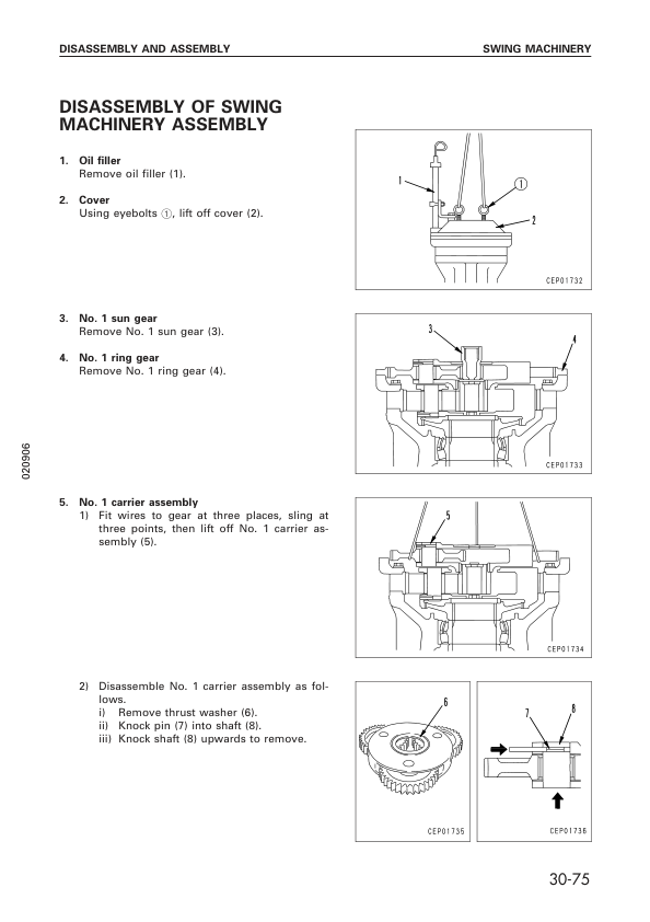 Komatsu PC750SE-6K Excavator Workshop Manual SN K30055 10194 and UP - Image 18