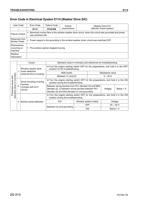 Komatsu PC750SE-7K PC750LC-7K Excavator Workshop Manual SN K40001 and UP Printed Book - Image 14