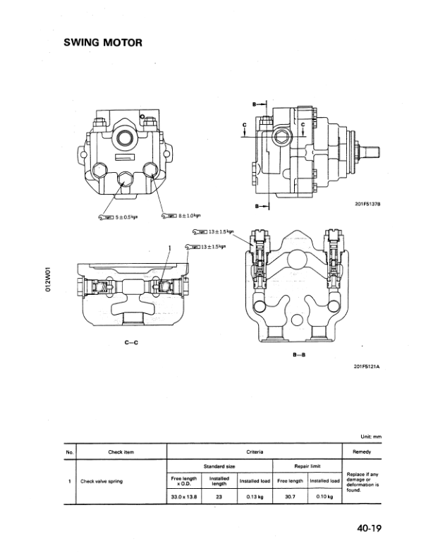 Komatsu PC75UU-1 Excavator Workshop Manual SN 2908 and UP Printed Book - Image 13