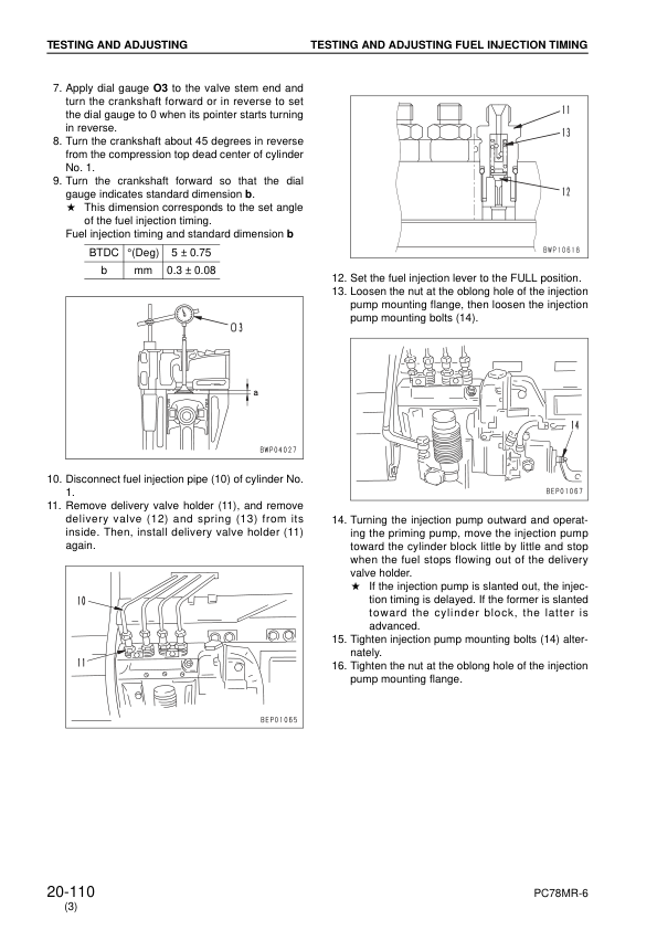 Komatsu PC78MR-6 Excavator Workshop Manual SN 1001 and UP - Image 15