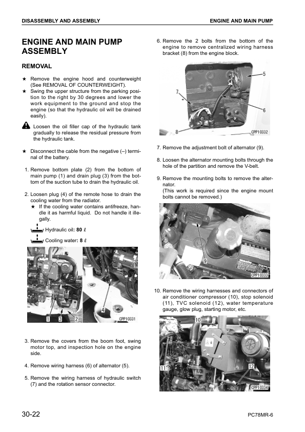 Komatsu PC78MR-6 Excavator Workshop Manual SN 1001 and UP - Image 17