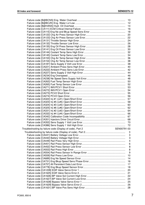 Komatsu PC800 LC SE-8 PC850 SE-8 Excavator Workshop Manual SN 50001 10001 and UP SEN0037312 Printed Book - Image 11