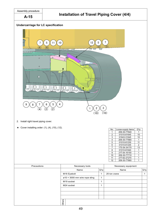 Komatsu PC800 LC SE-8E0 PC850 SE-8E0 Excavator Workshop Manual SN 65001 and UP GEN0010201 - Image 15