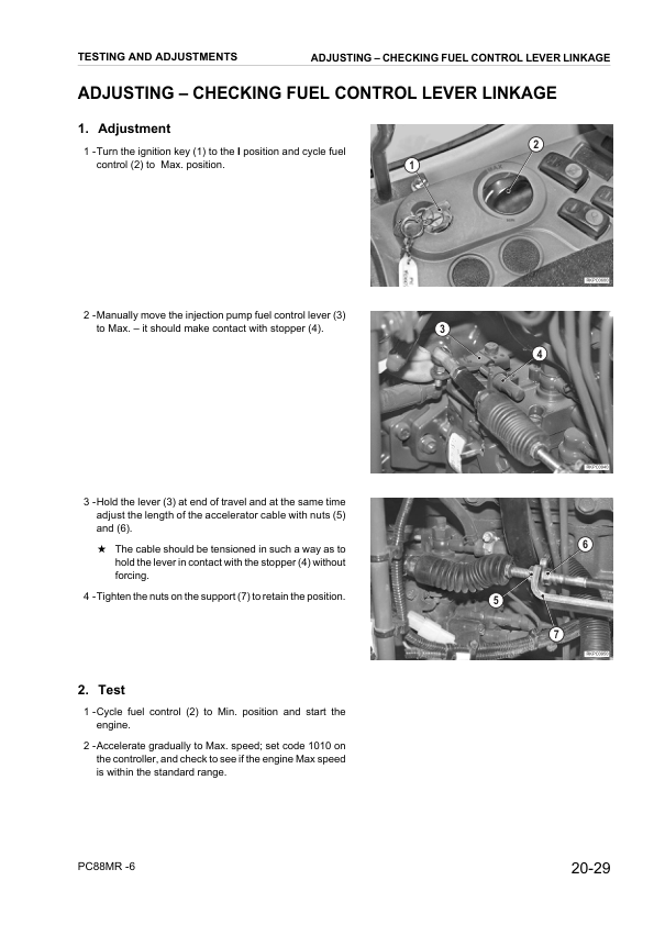 Komatsu PC88MR-6 Excavator Workshop Manual SN F00003 and UP Printed Book - Image 12