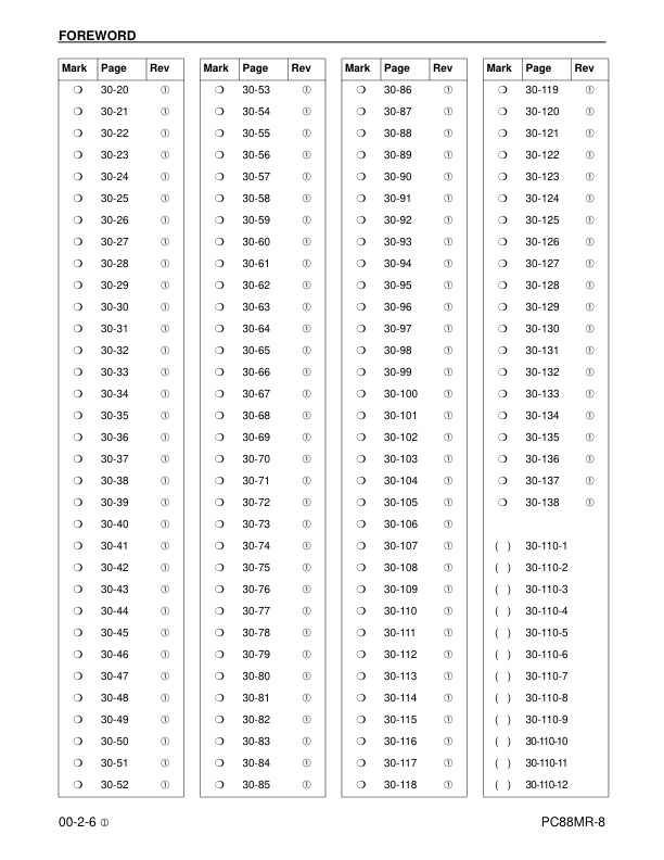 Komatsu PC88MR-8 Excavator Workshop Manual SN A90001 and UP Printed Book - Image 11