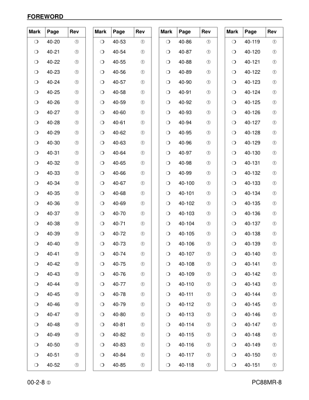 Komatsu PC88MR-8 Excavator Workshop Manual SN A90001 and UP Printed Book - Image 3