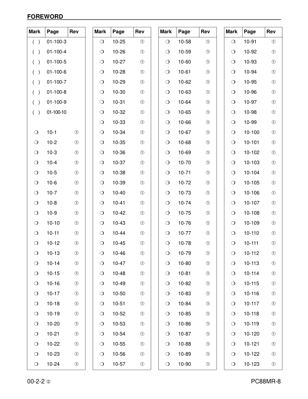 Komatsu PC88MR-8 Excavator Workshop Manual SN A90001 and UP Printed Book - Image 7