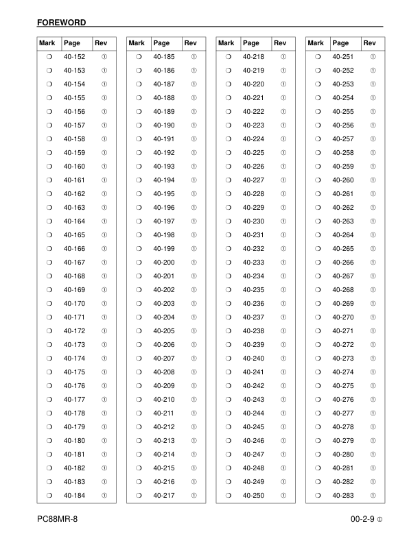 Komatsu PC88MR-8 Excavator Workshop Manual SN A90001 and UP Printed Book - Image 4