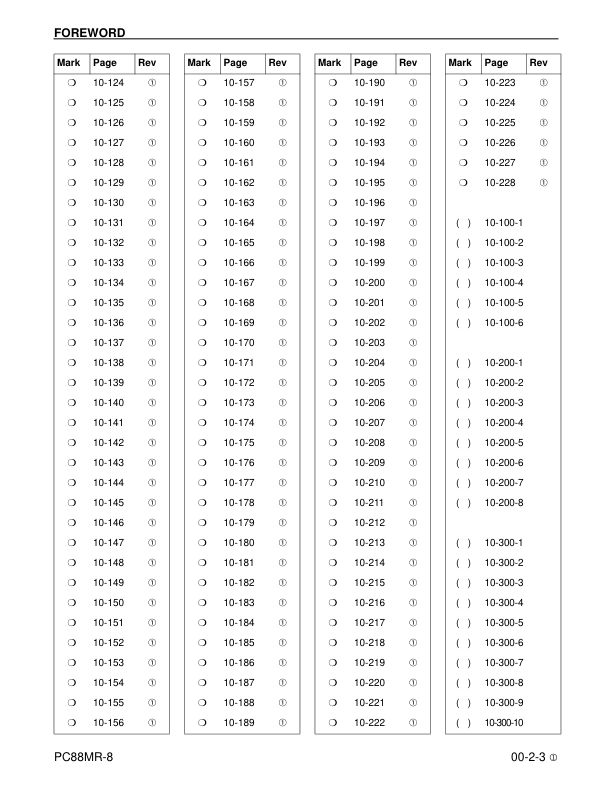 Komatsu PC88MR-8 Excavator Workshop Manual SN A90001 and UP Printed Book - Image 8