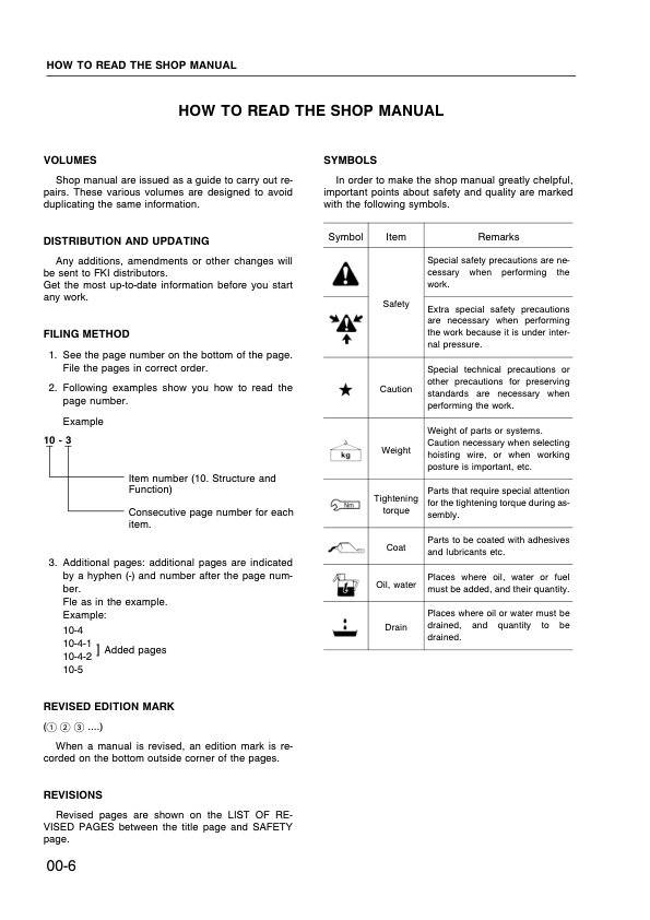 Komatsu PC95-1 Excavator Workshop Manual SN 5000007 and UP Printed Book - Image 11