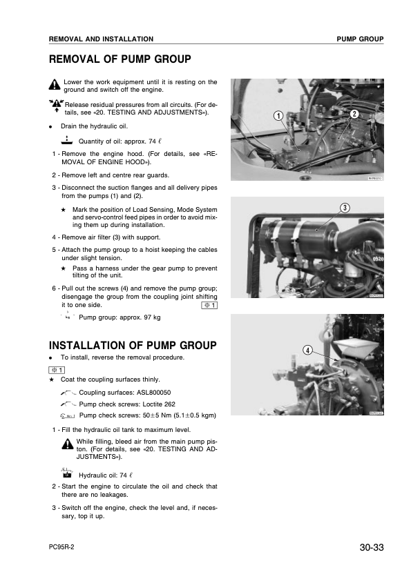 Komatsu PC95R-2 Excavator Workshop Manual SN 21D5000001 and UP - Image 13