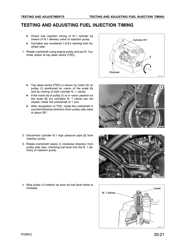 Komatsu PC95R-2 Excavator Workshop Manual SN 21D5000001 and UP - Image 11