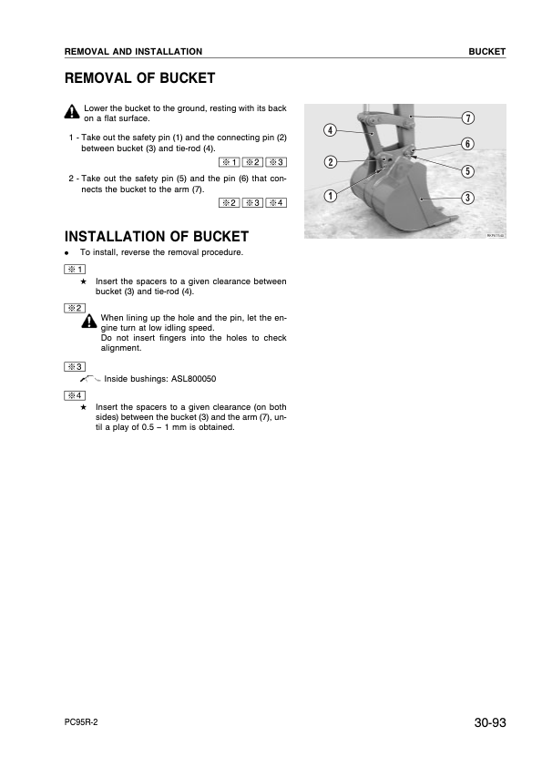 Komatsu PC95R-2 Excavator Workshop Manual SN 21D5000001 and UP - Image 15