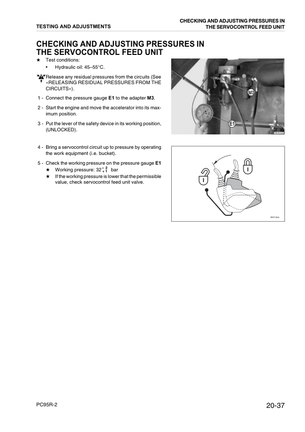 Komatsu PC95R-2 Excavator Workshop Manual SN 21D5210001 21D5220001 and UP - Image 12