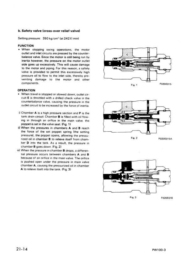 Komatsu PW100-3 Wheeled Excavator Workshop Manual SN 1890 and UP Printed Book - Image 22