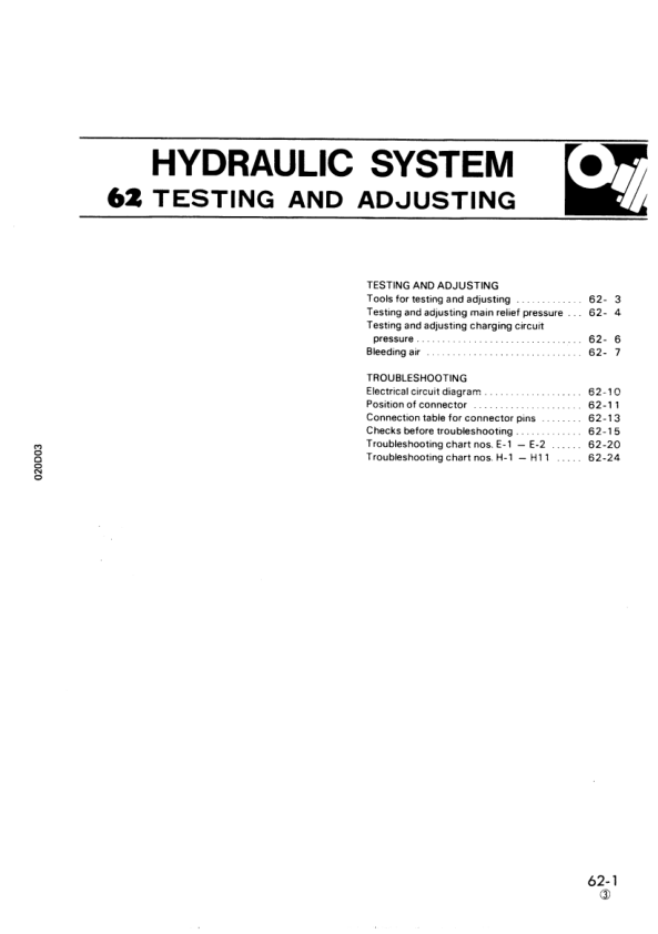 Komatsu PW100-3 Wheeled Excavator Workshop Manual SN 1890 and UP Printed Book - Image 17
