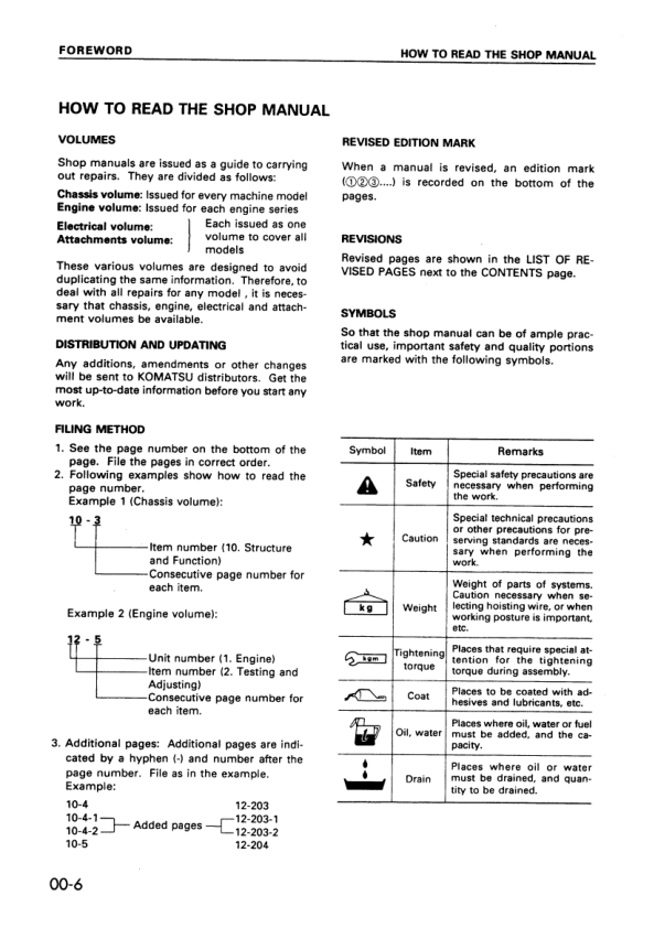 Komatsu PW100-3 Wheeled Excavator Workshop Manual SN 1890 and UP Printed Book - Image 12