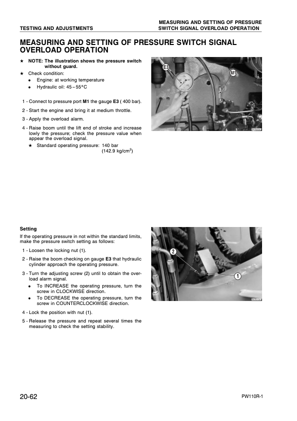 Komatsu PW110R-1 Wheeled Excavator Workshop Manual SN 2260000001 and UP Printed Book - Image 13