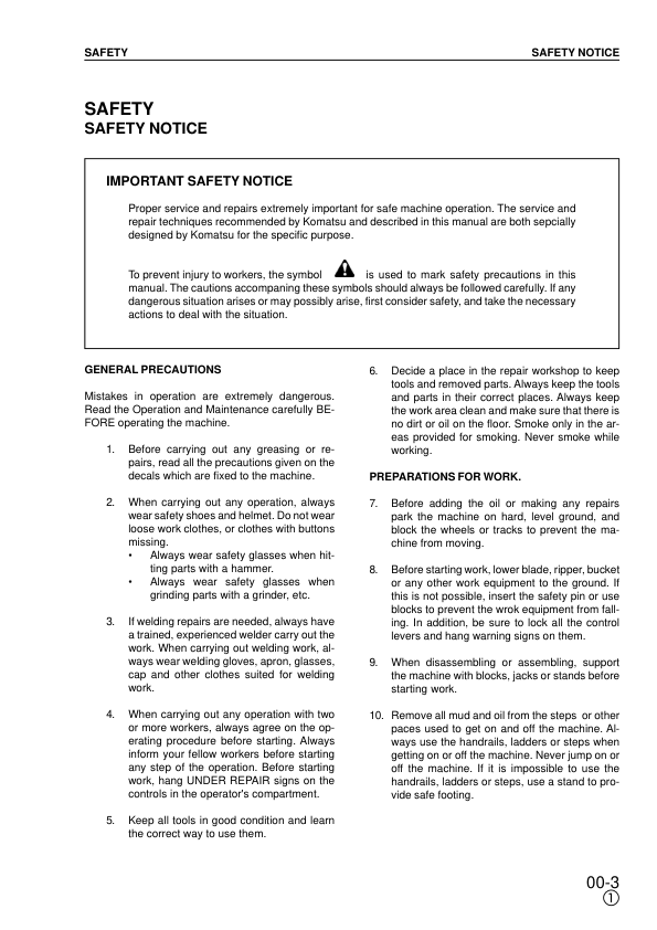 Komatsu PW150ES-6K Wheeled Excavator Workshop Manual SN K30001 K34001 and UP Printed Book - Image 8