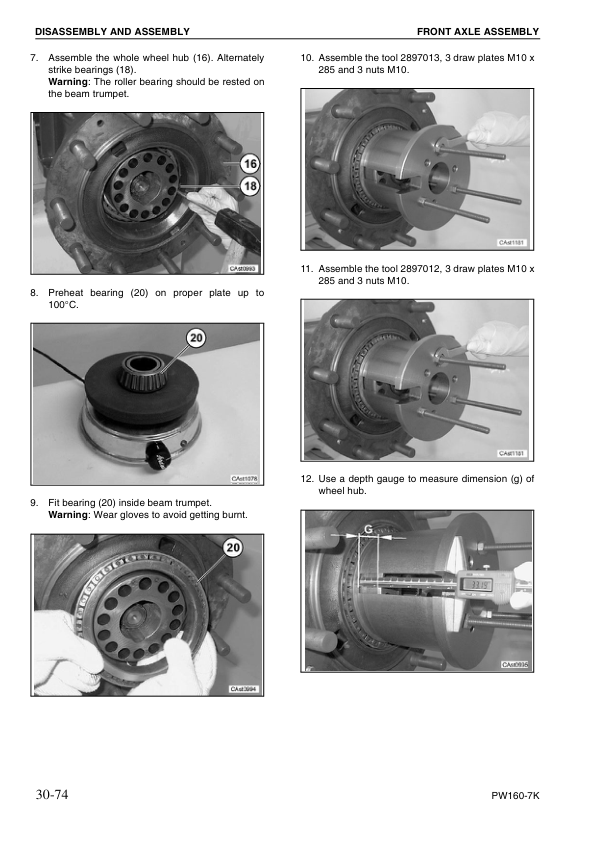 Komatsu PW160-7K Wheeled Excavator Workshop Manual SN K40001 and UP - Image 20