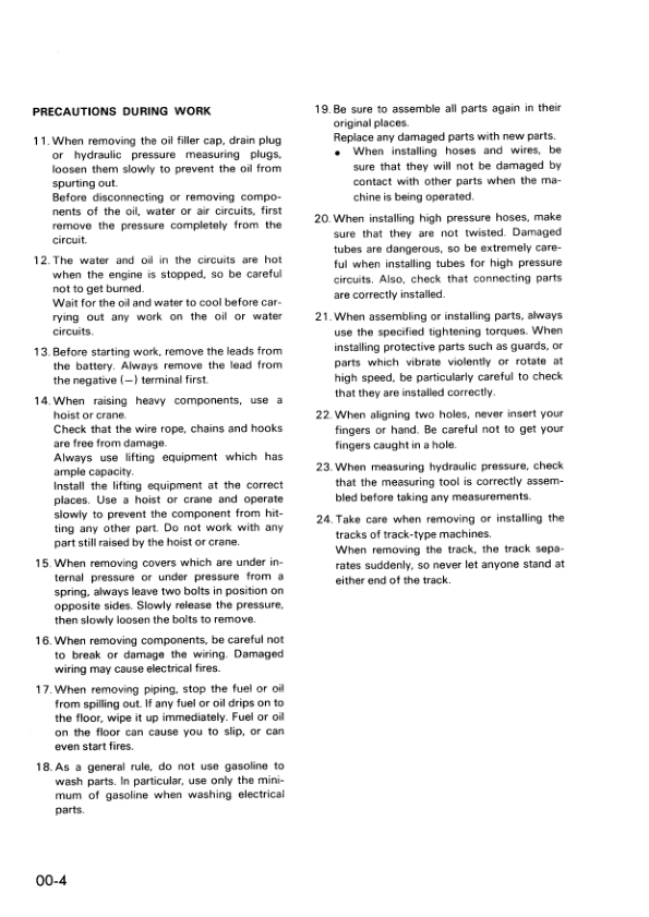 Komatsu PW20-1 PW30-1 Wheeled Excavator Workshop Manual SN 1001 and UP Printed Book - Image 9