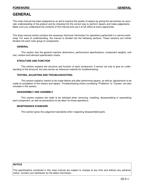 Komatsu SA12V140Z-1 SAA12V140ZE-2 Series Diesel Engine Workshop Manual - Image 12