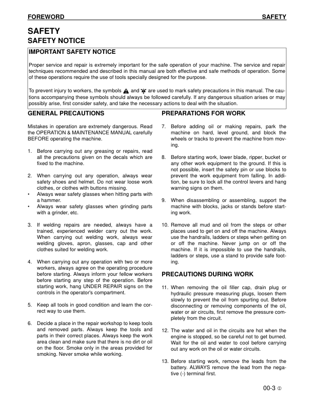 Komatsu SA12V140Z-1 SAA12V140ZE-2 Series Diesel Engine Workshop Manual - Image 10
