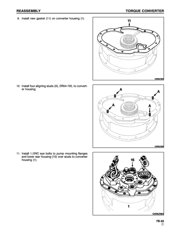 Komatsu TD7H TD8H TD9H Crawler Tractor Dozer Workshop Manual - Image 14