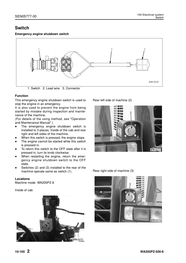 Komatsu WA200PZ-6 250PZ-6 320PZ-6 380-6 430-6 470-6 480-6 500-6 Wheel Loader Workshop Manual - Image 4