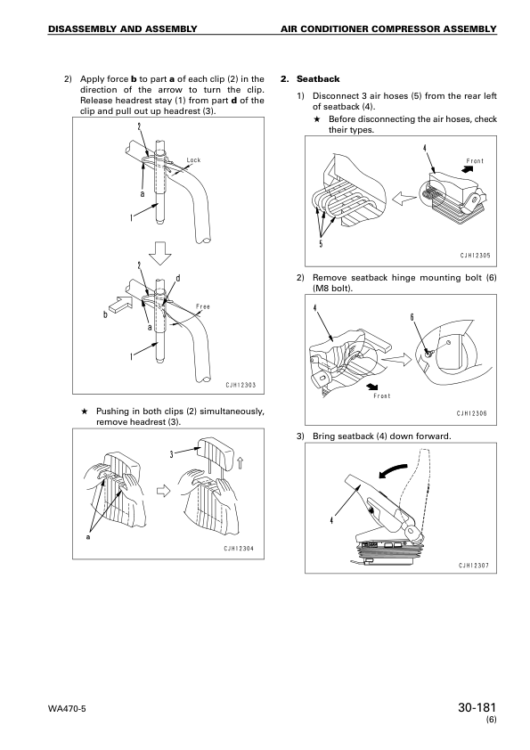 Komatsu WA470-5 WA480-5 Wheel Loader Workshop Manual SN 70001 80001 and UP - Image 14