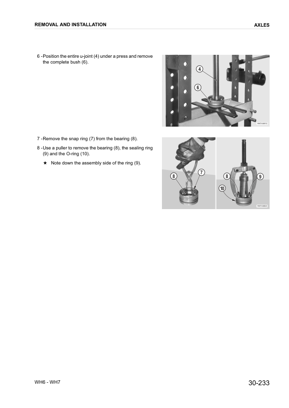 Komatsu WH609-1 613-1 713-1 714-1 714H-1 716-1 Telescopic Handler Workshop Manual - Image 17