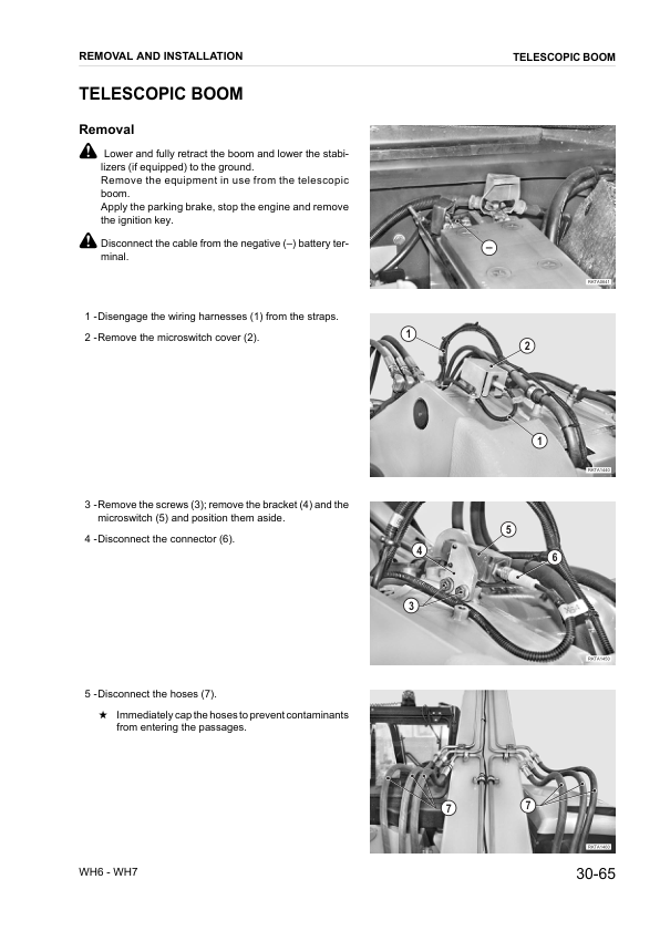 Komatsu WH609-1 613-1 713-1 714-1 714H-1 716-1 Telescopic Handler Workshop Manual - Image 13