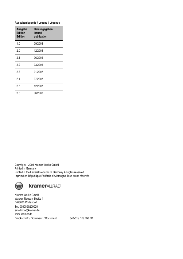 Kramer 680 Wheel Loader Parts Catalog - Image 5