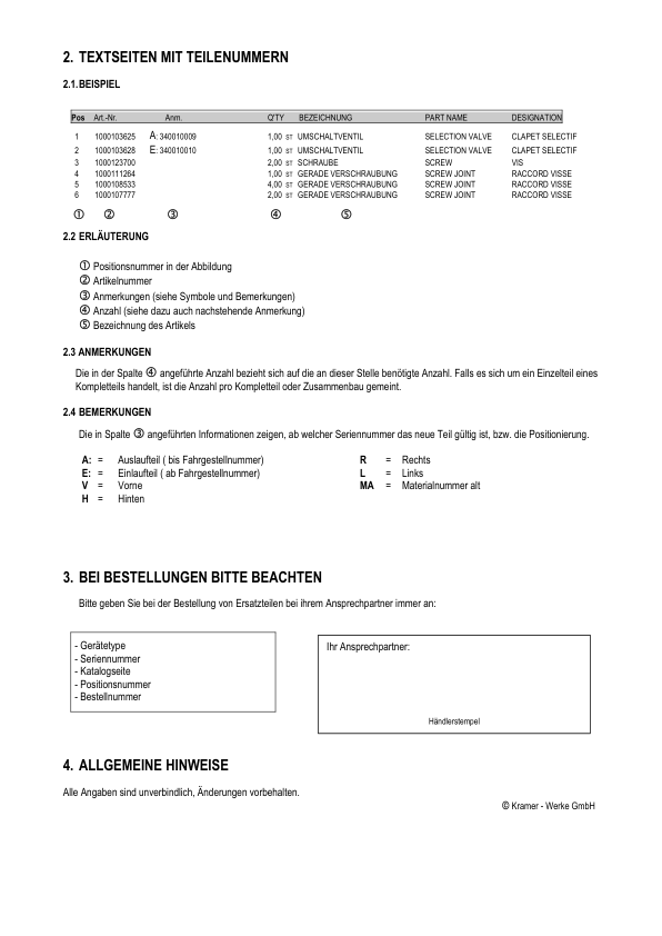 Kramer 680 Wheel Loader Parts Catalog - Image 9