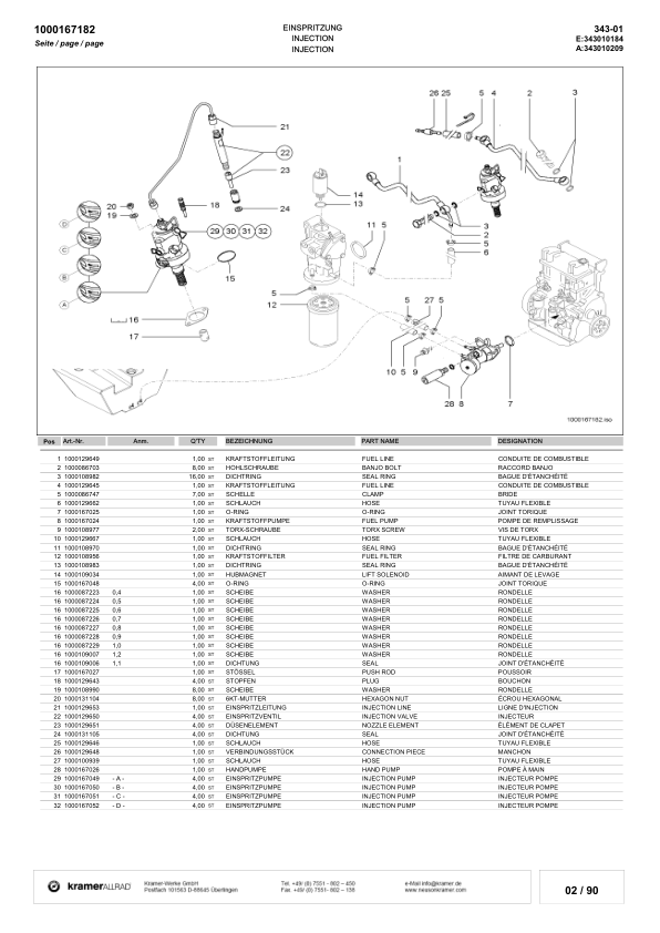 Kramer 680 Wheel Loader Parts Catalog - Image 15