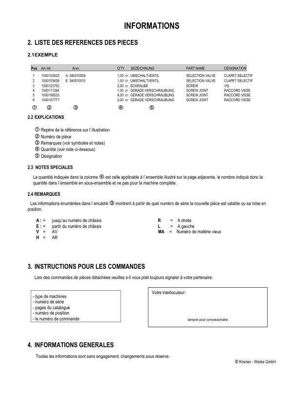 Kramer 880 Wheel Loader Parts Catalog SN from 345020001 v1.2 - Image 14