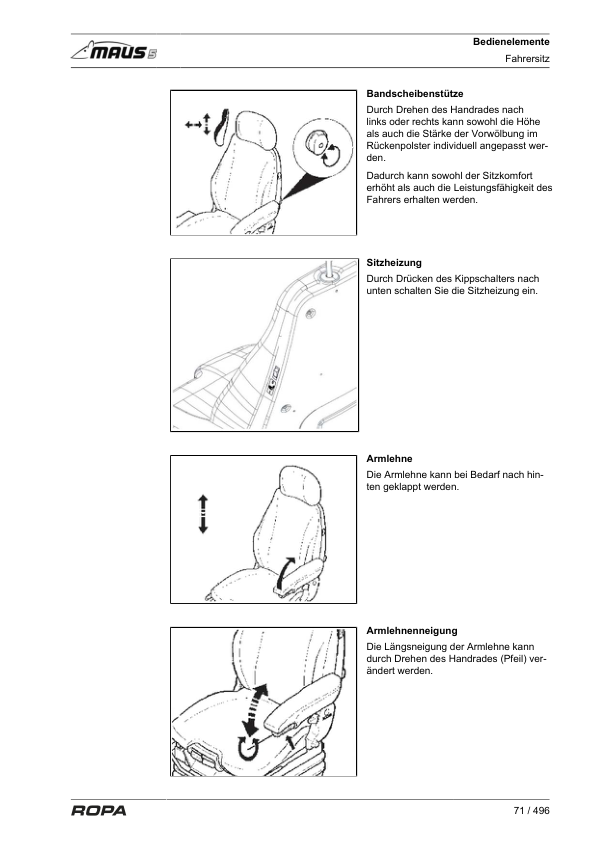 ROPA MAUS 5 Operators Manual - Image 21