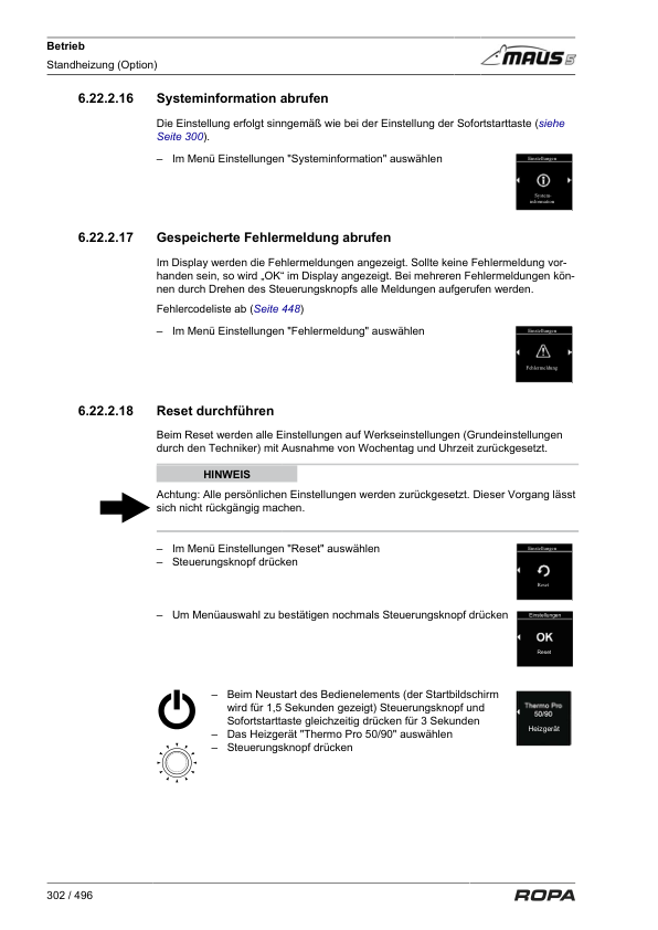ROPA MAUS 5 Operators Manual - Image 16