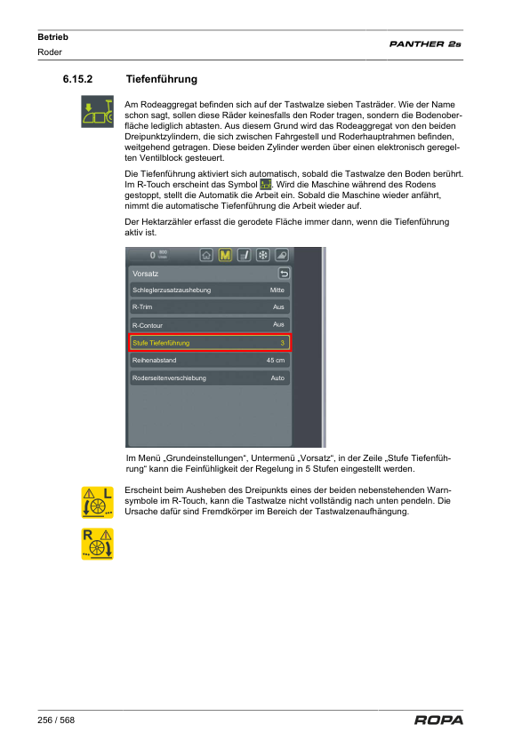 ROPA Panther 2S Operation and Maintenance Manual DE - Image 13
