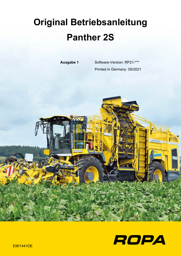 ROPA Panther 2S Operation and Maintenance Manual DE - Image 2