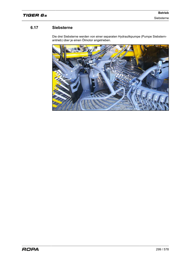 ROPA Tiger 6S Operation and Maintenance Manual DE - Image 14