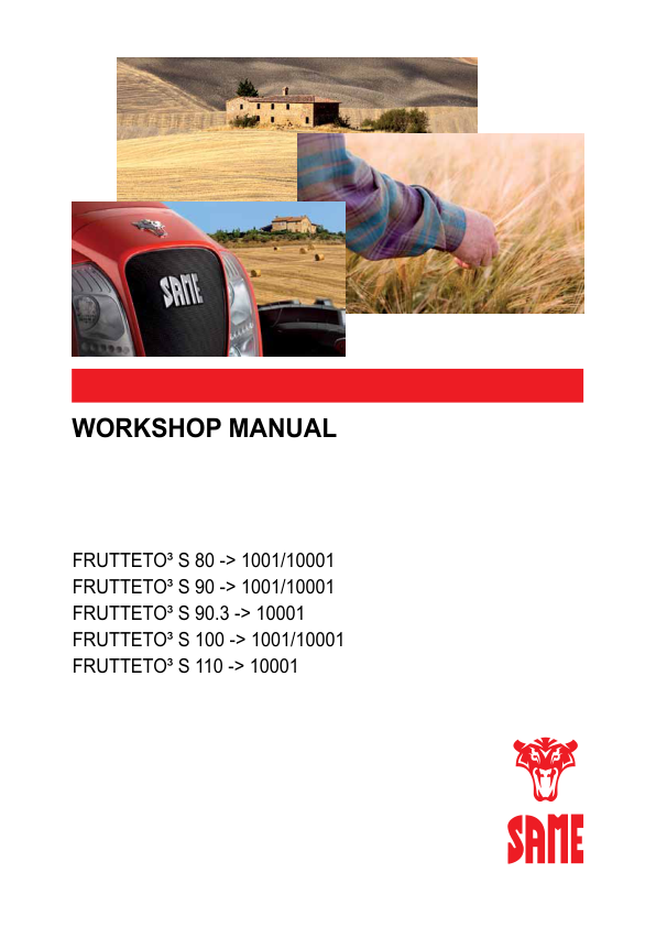 SAME FRUTTETO S 80 90 90.3 100 110 Tractor Workshop Manual - Image 2