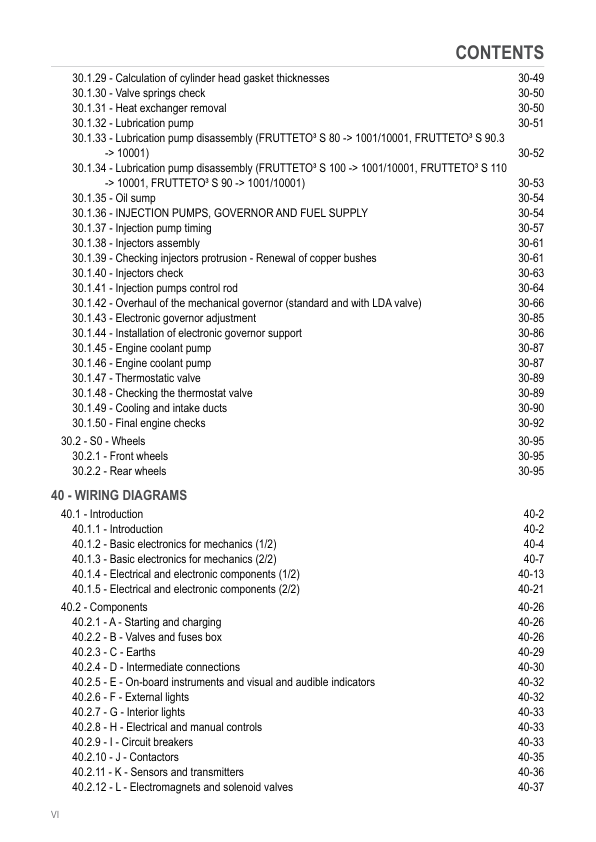 SAME FRUTTETO S 80 90 90.3 100 110 Tractor Workshop Manual - Image 9