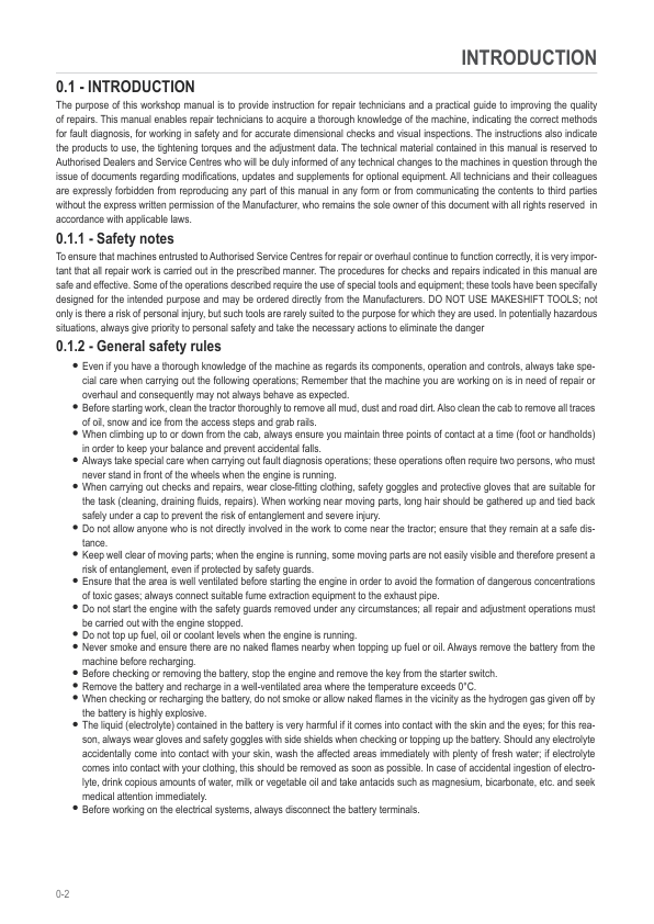 SAME FRUTTETO S 80 90 90.3 100 110 Tractor Workshop Manual - Image 3