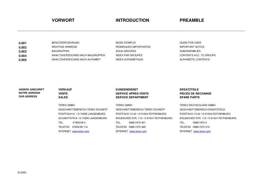 TEREX TC37 Crawler Excavator Parts Catalog - Image 6